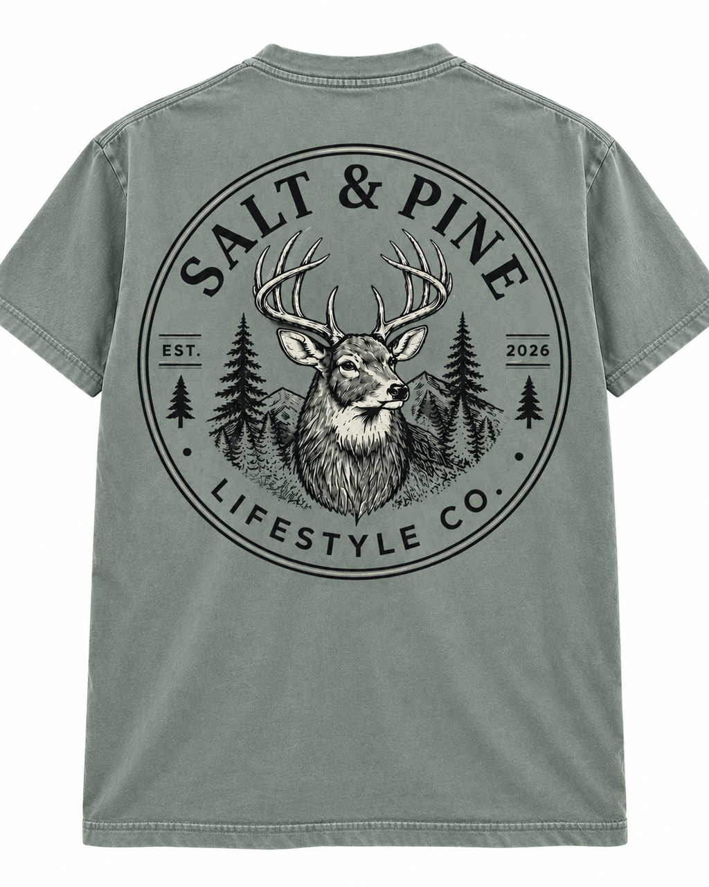 Salt & Pine Whitetail Tee