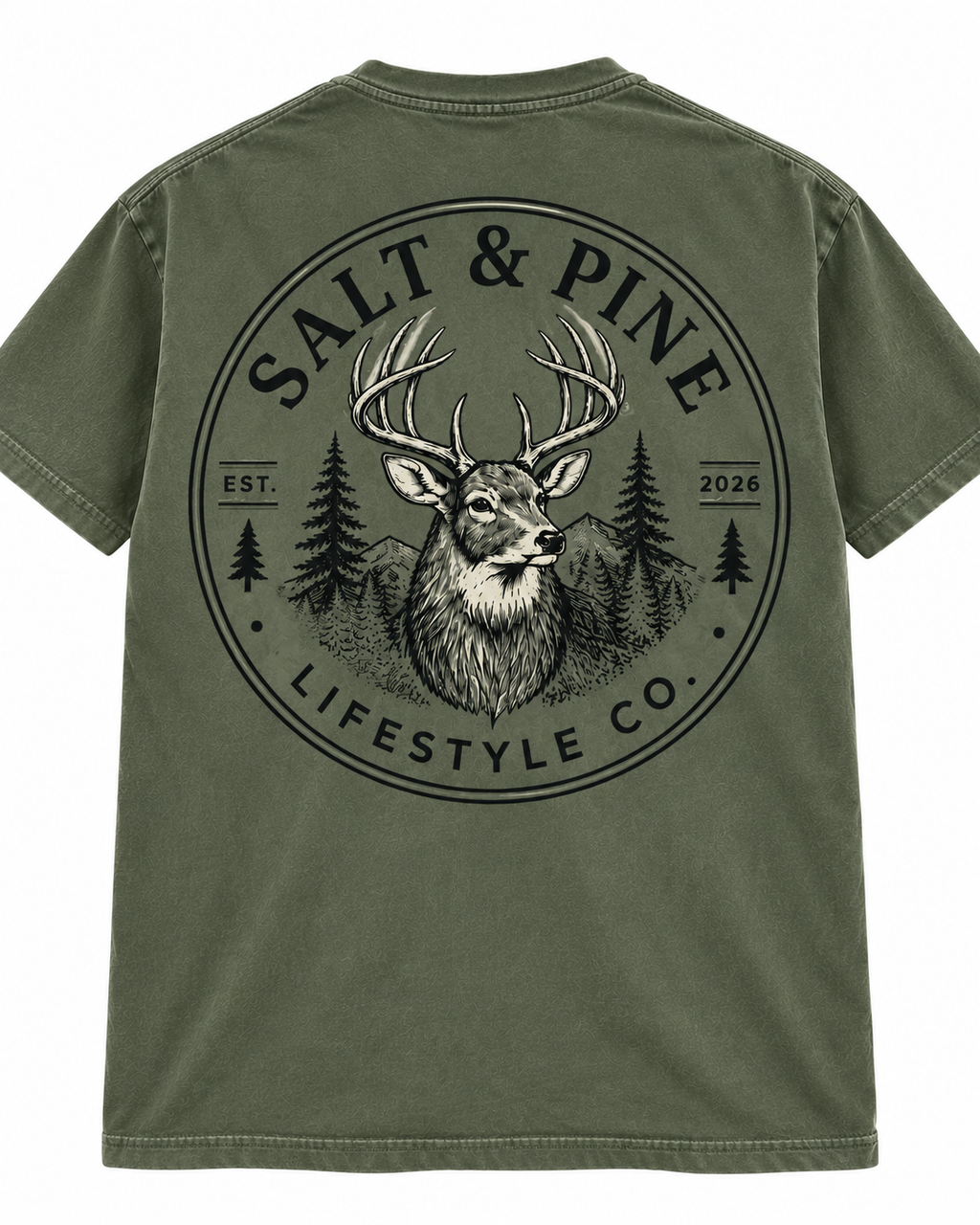 Salt & Pine Whitetail Tee