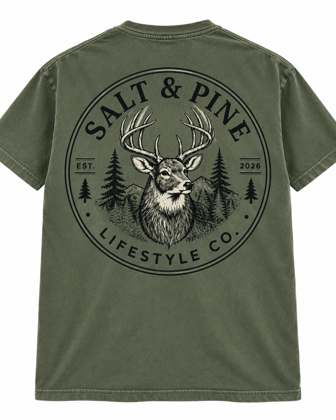 Salt & Pine Whitetail Tee