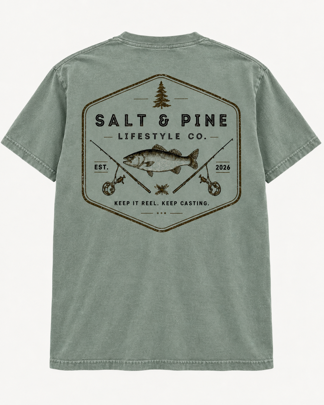 Salt & Pine Keep It Reel Tee
