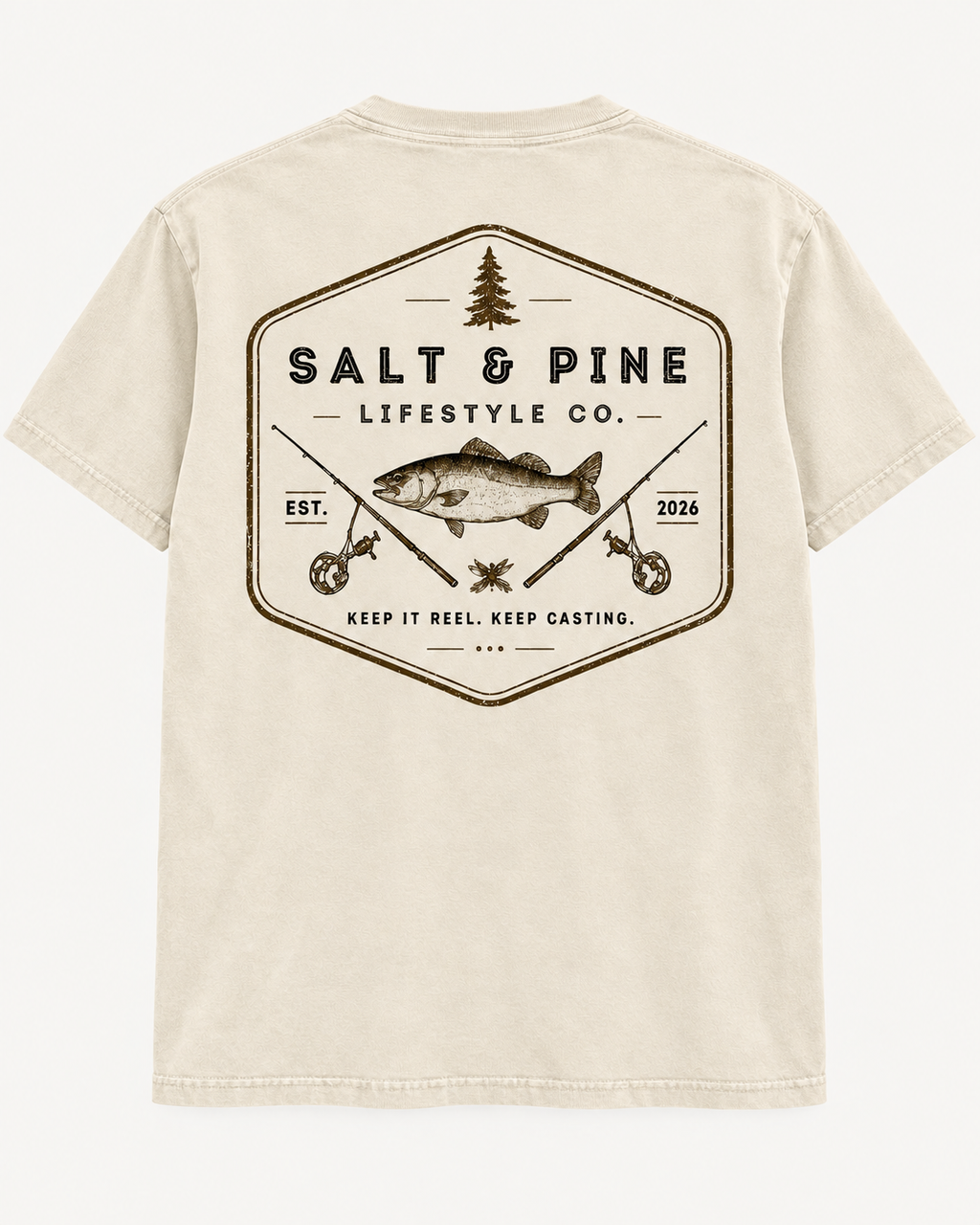 Salt & Pine Keep It Reel Tee