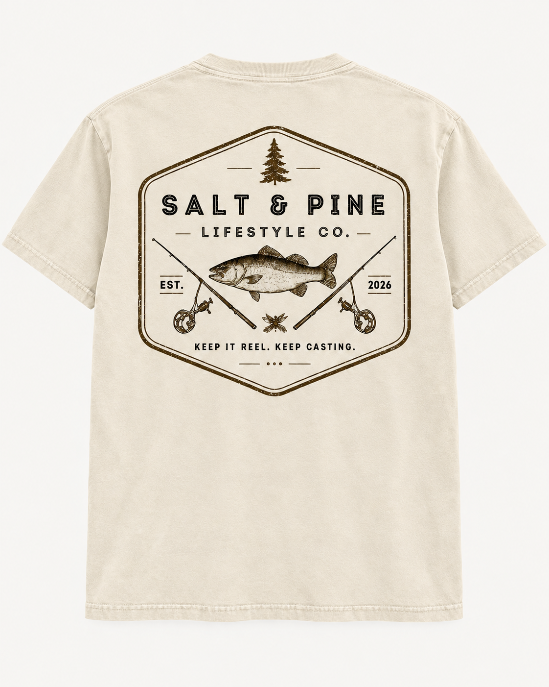 Salt & Pine Keep It Reel Tee