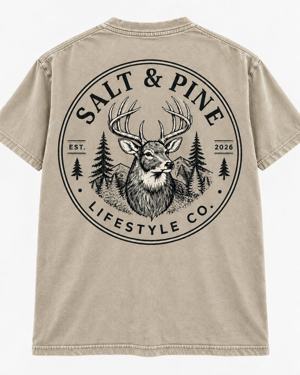 Salt & Pine Whitetail Tee