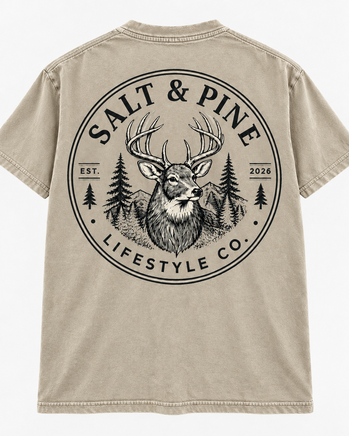 Salt & Pine Whitetail Tee