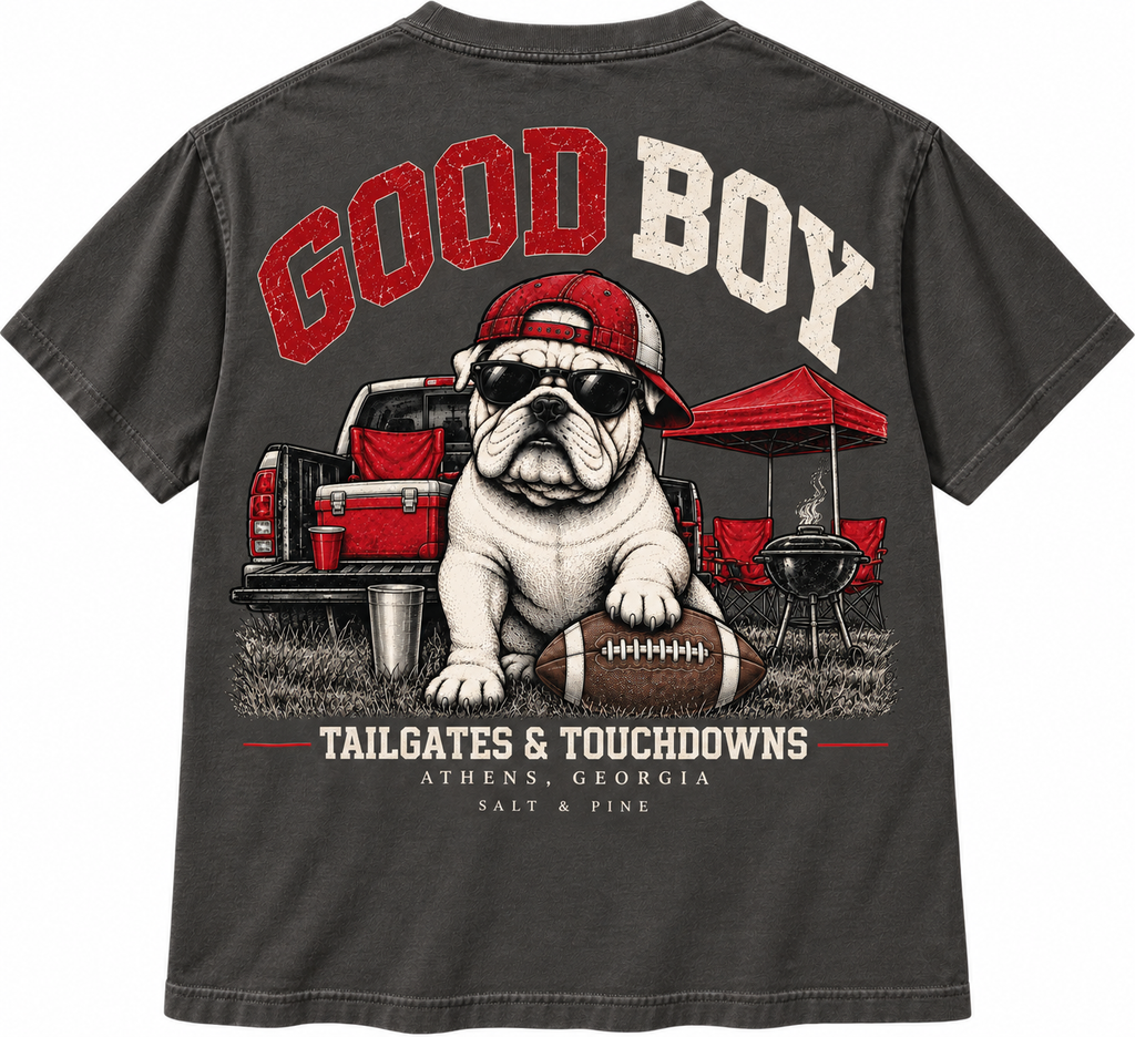 Good Boy – Tailgates & Touchdowns Tee