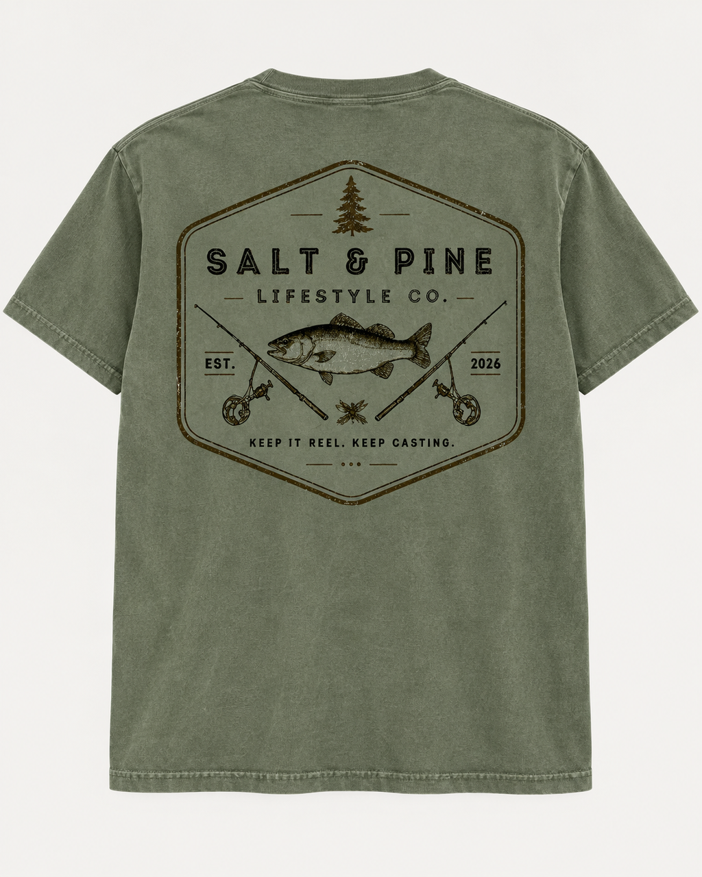 Salt & Pine Keep It Reel Tee