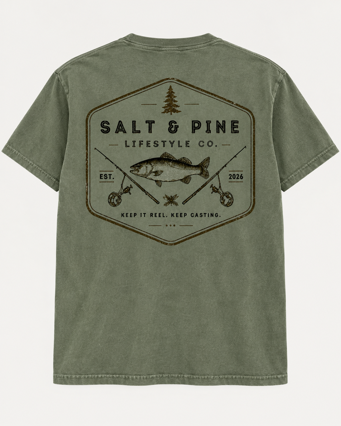 Salt & Pine Keep It Reel Tee