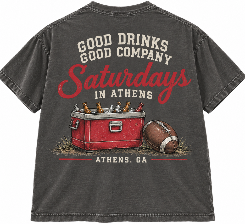 Saturdays in Athens Comfort Colors Tee